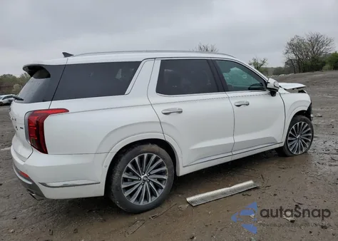 2023 Hyundai Palisade Calligraphy from USA, damaged, VIN KM8R7DGE4PU584025